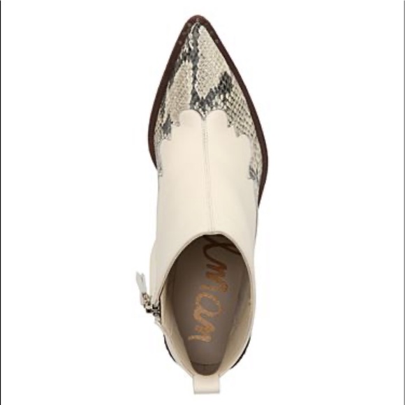 Sam Edelman Ivory Snakeskin Boot - Picture 9 of 12